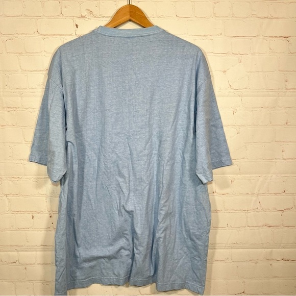 Vintage Tommy Hilfiger Jeans T Shirt Mens XXL Blue Short Sleeve Crew Neck Y2K - Picture 7 of 9